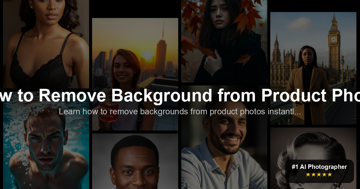 How to Remove Background from Product Photos
