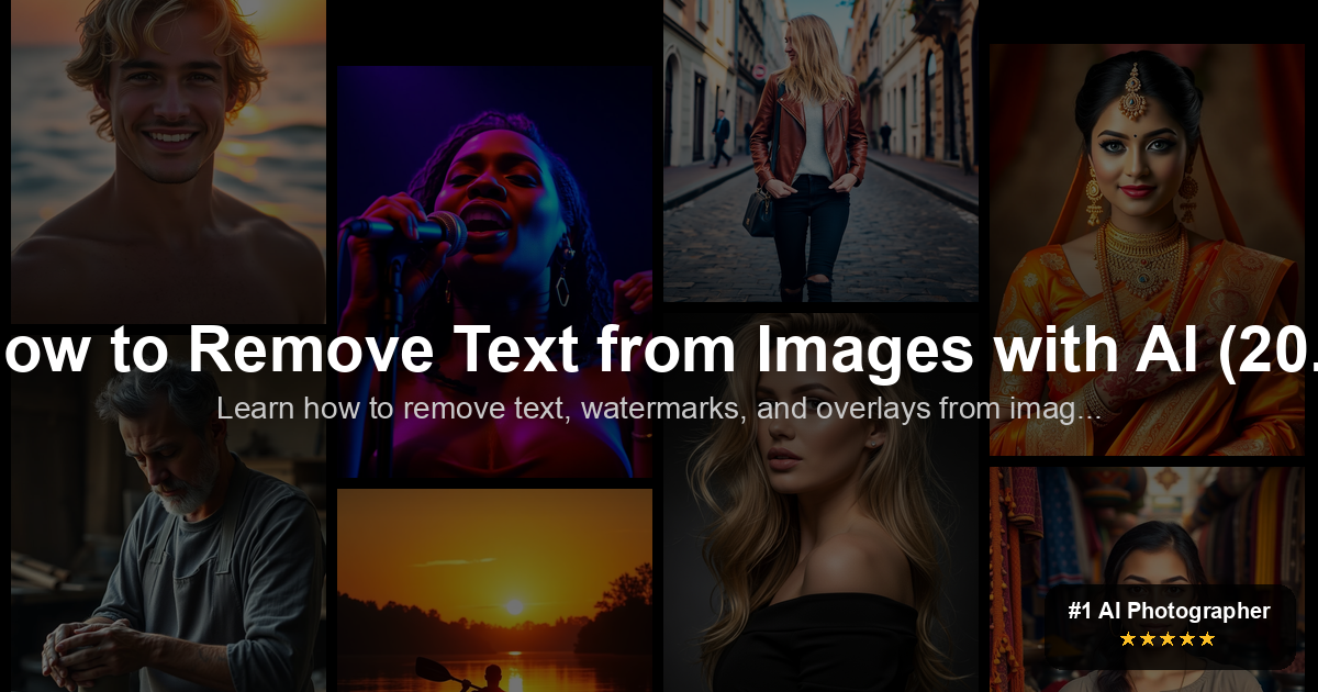 How to Remove Text from Images