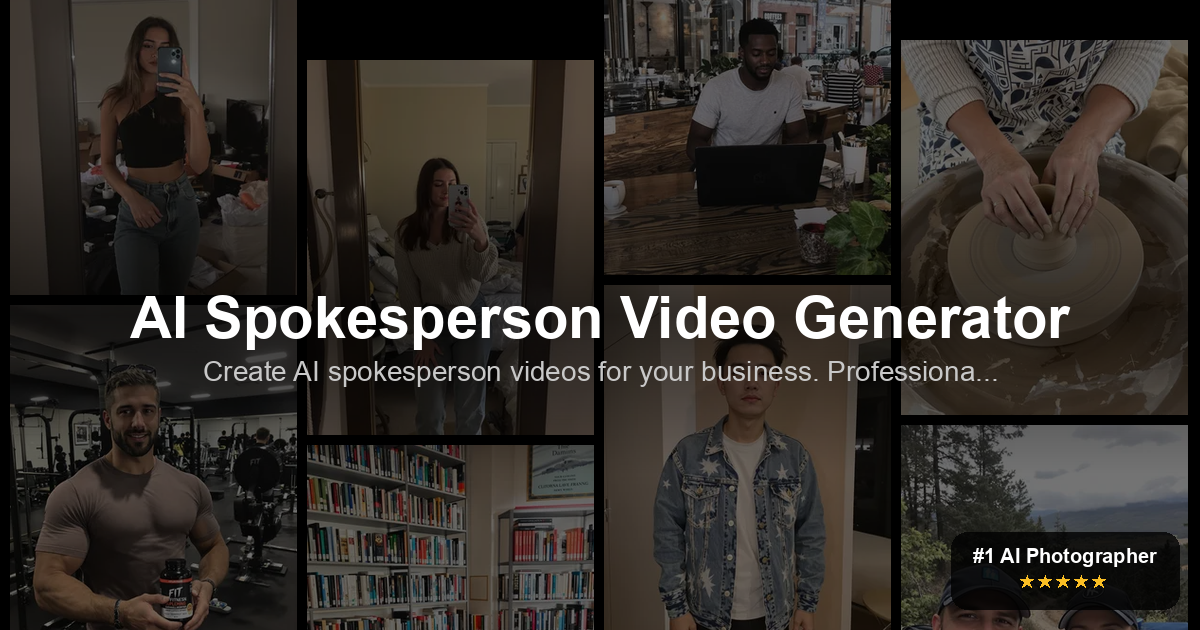 AI Spokesperson Videos - Virtual Presenters