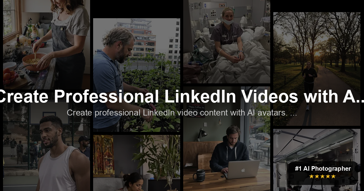 LinkedIn Video Content Creator - AI B2B Videos