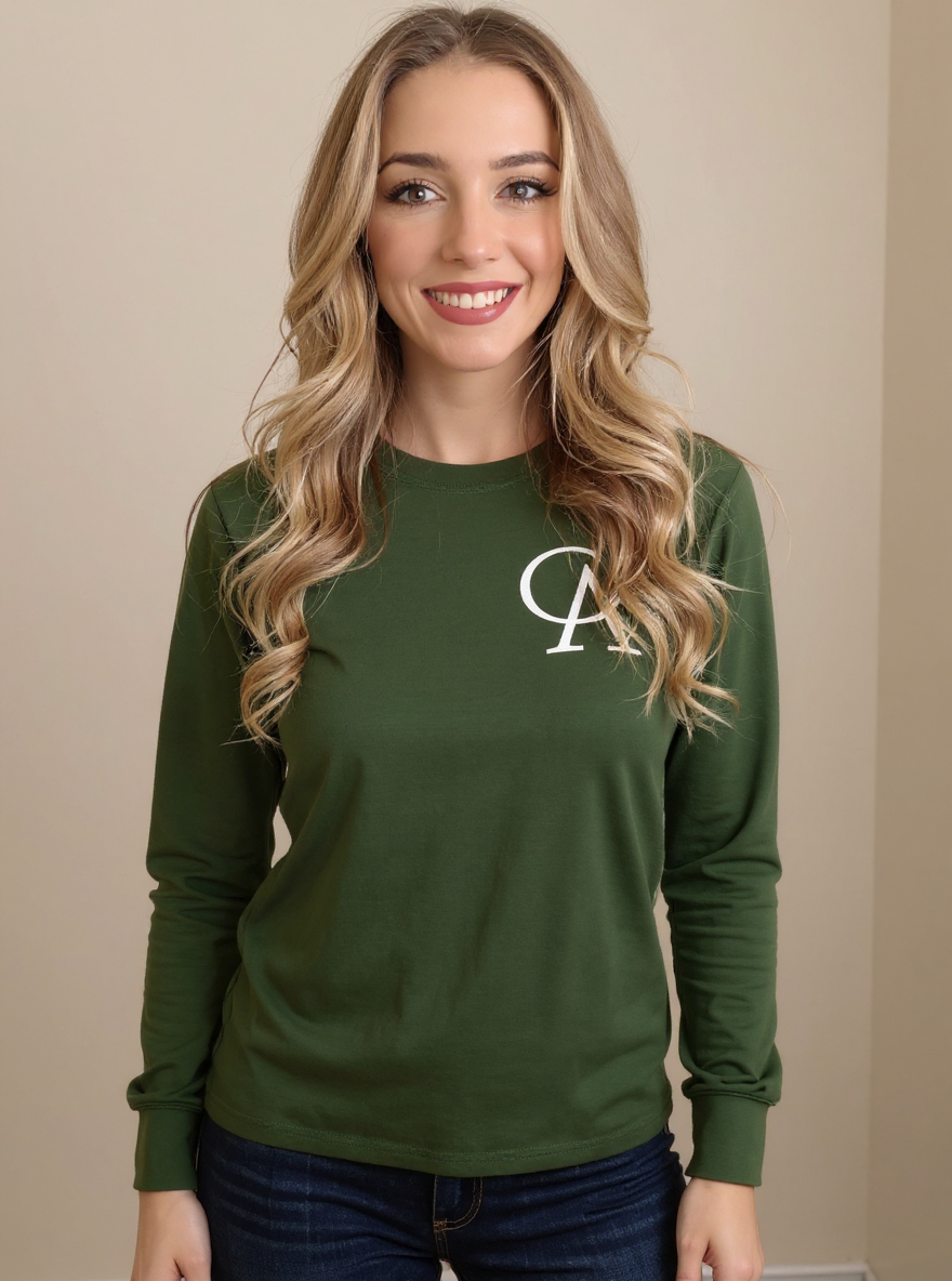 Sarah wearing product