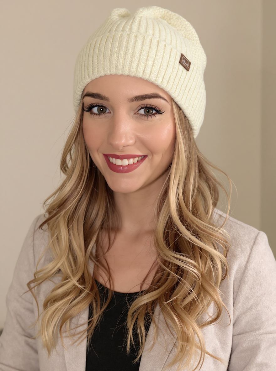 Sarah wearing product