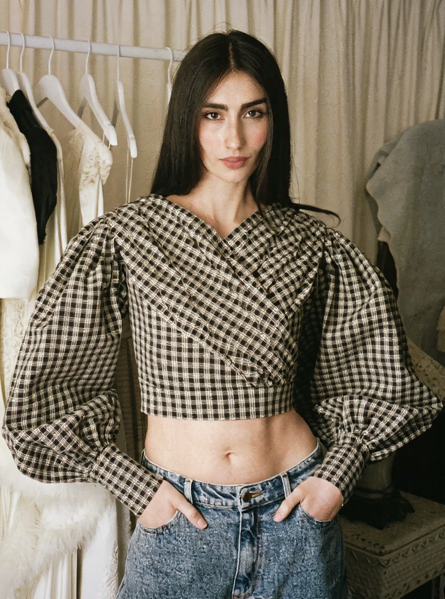 Ashley wearing product