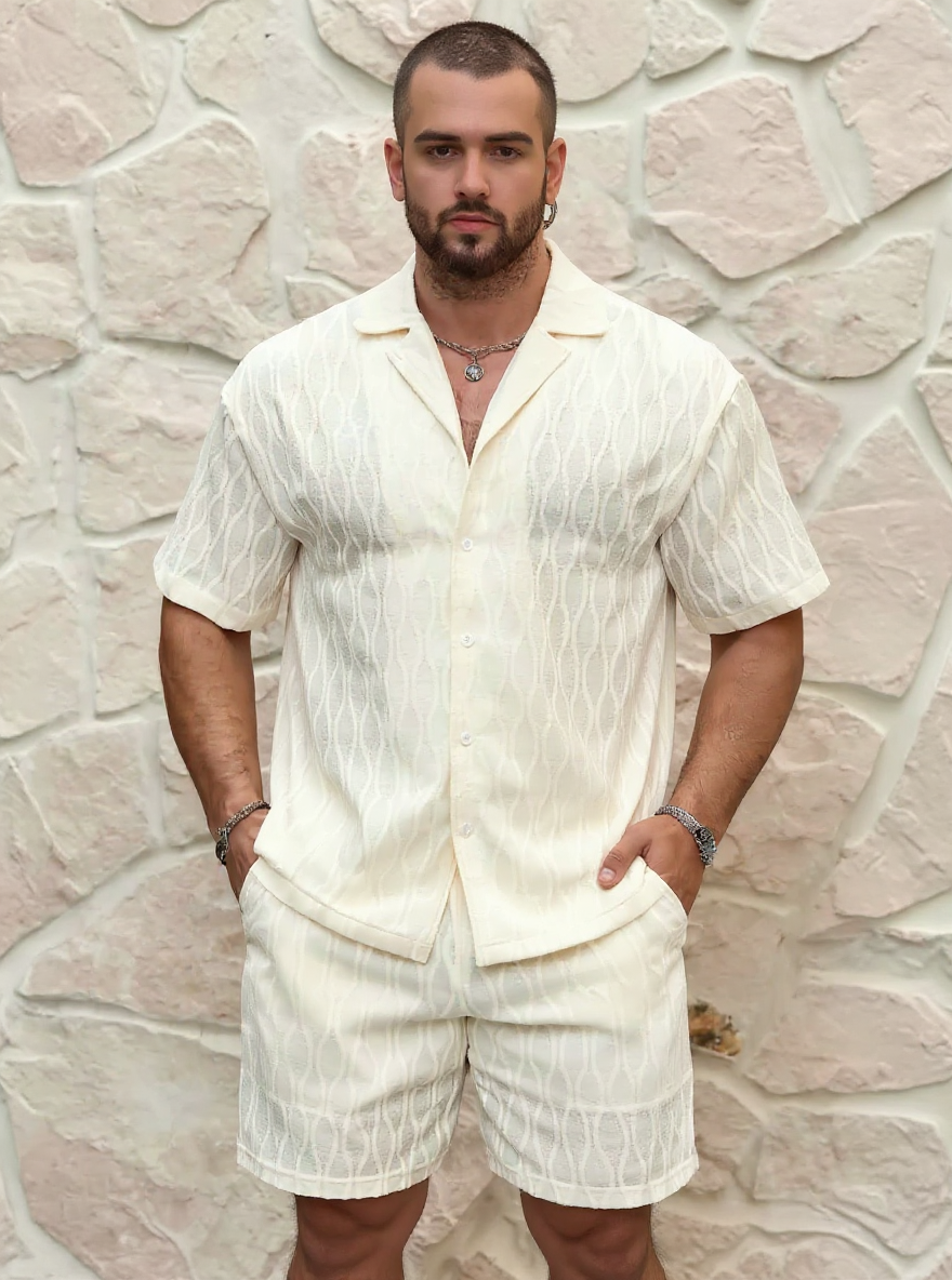 Jake wearing product