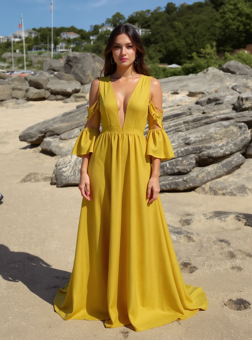 Ashley wearing product