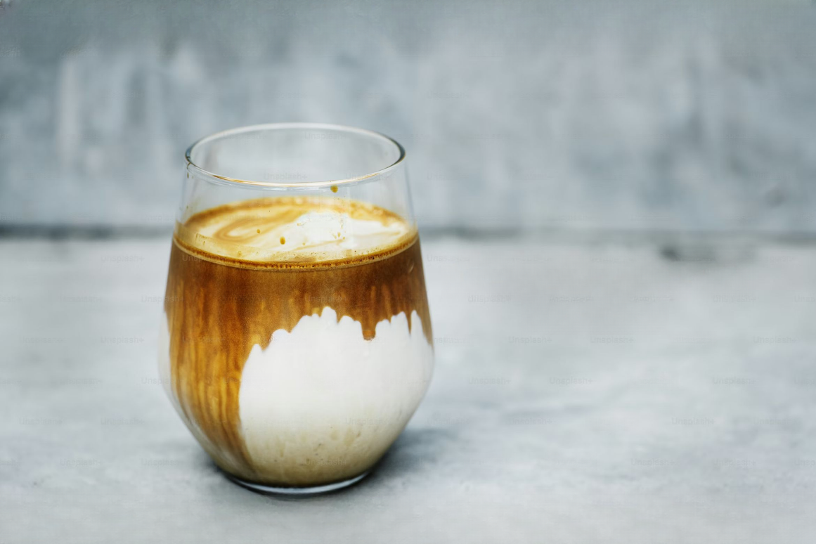 Clean coffee image with text removed by AI